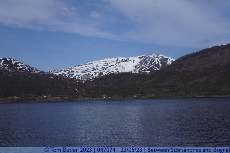 Photo ID: 047074, View across the Langfjorden, Between Storsandnes and Bognel, Norway