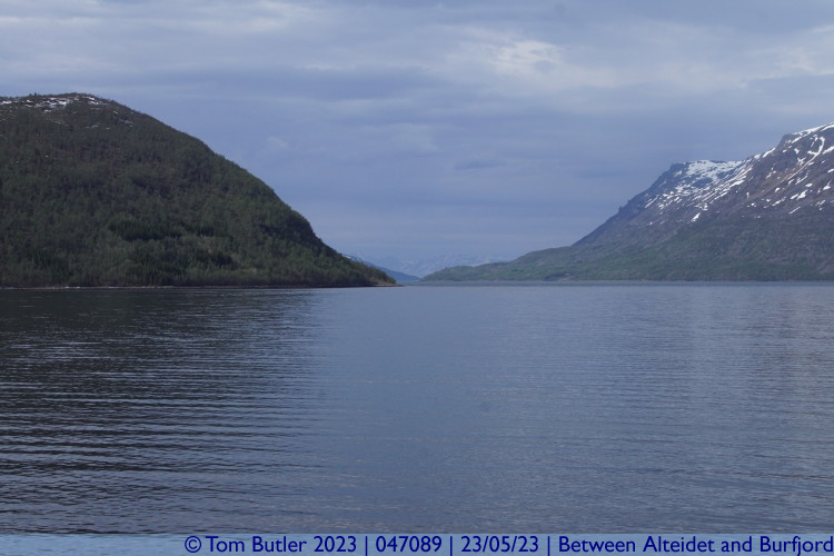 Photo ID: 047089, Start of the short Burfjorden, Between Alteidet and Burfjord, Norway
