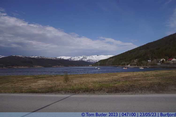 Photo ID: 047100, View up the Burfjorden, Burfjord, Norway