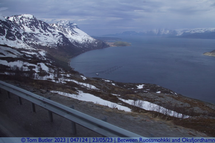 Photo ID: 047124, High above the Kvnangen, Between Ruossmohkki and Oksfjordhamn, Norway