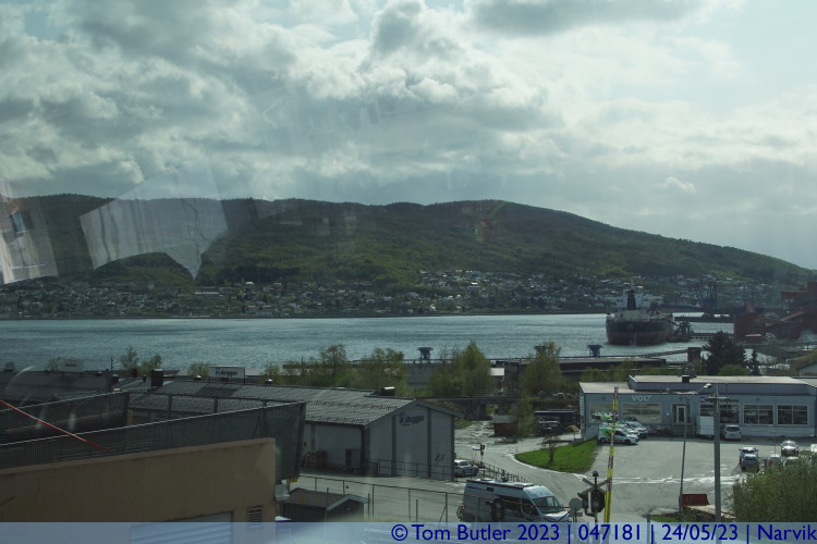Photo ID: 047181, Looking down on Narvik Harbour, Narvik, Norway