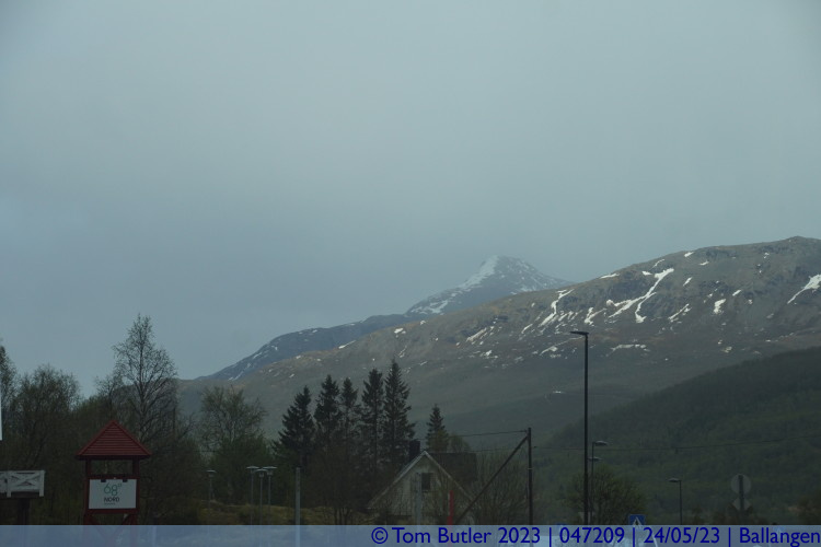 Photo ID: 047209, Mountains above town, Ballangen, Norway