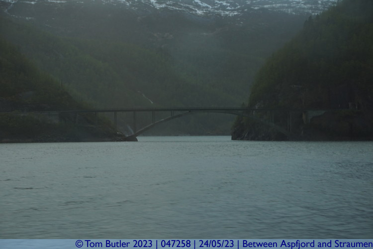 Photo ID: 047258, Bridge across the fjord, Between Aspfjord and Straumen, Norway