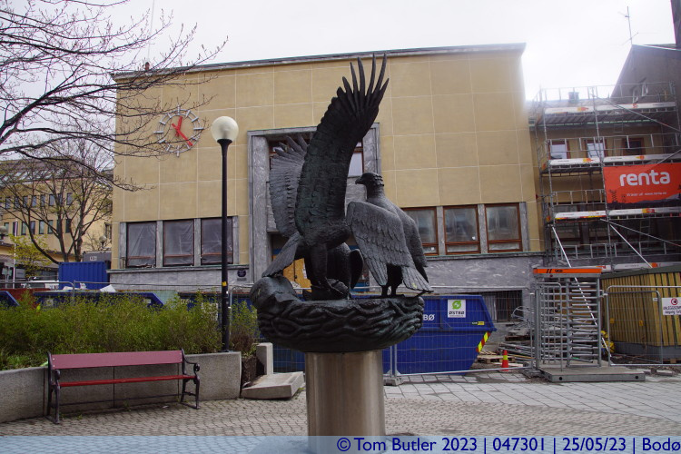 Photo ID: 047301, Eagle fountain, Bod, Norway