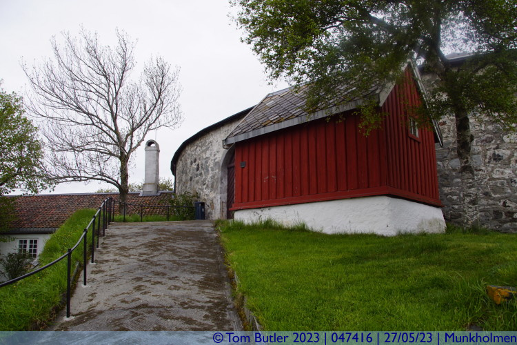 Photo ID: 047416, Fortress buildings, Munkholmen, Norway