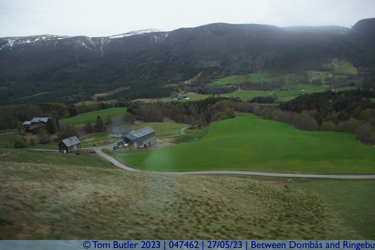 Photo ID: 047462, Looking down into the valley, Between Dombs and Ringebu, Norway