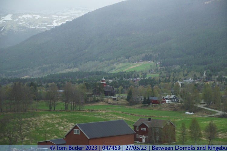 Photo ID: 047463, Stave church, Between Dombs and Ringebu, Norway