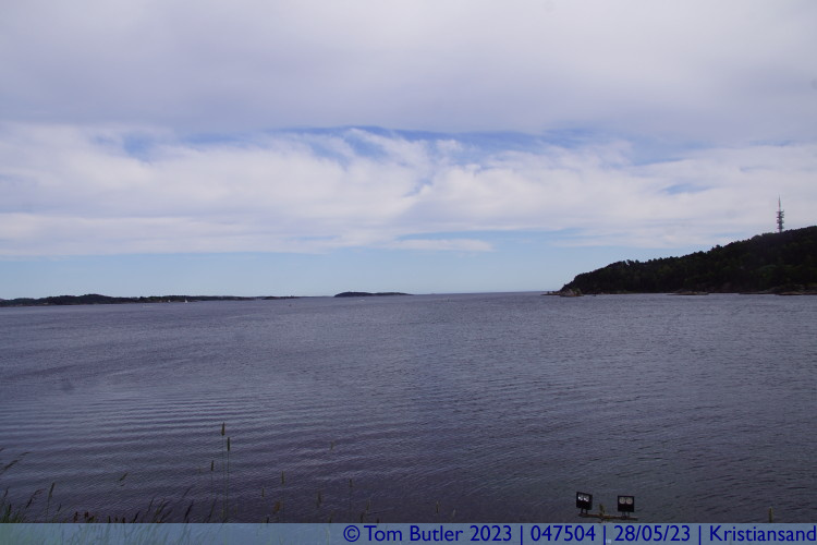 Photo ID: 047504, View out over the Austerhavna, Kristiansand, Norway
