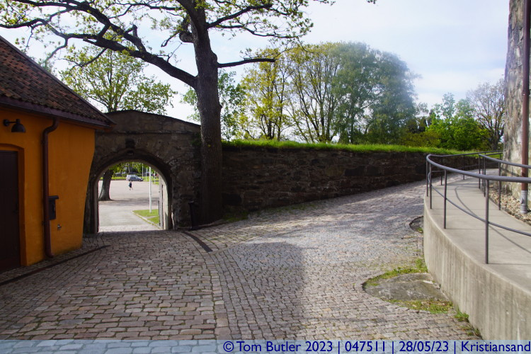 Photo ID: 047511, Fortress entrance, Kristiansand, Norway
