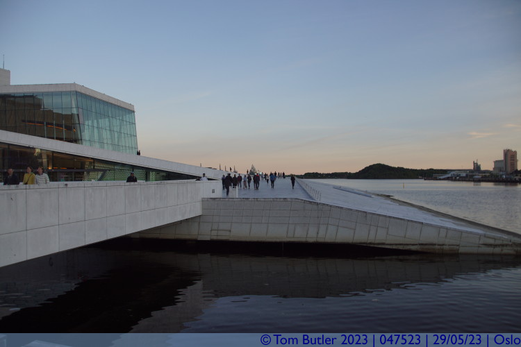 Photo ID: 047523, Bridge to the opera house, Oslo, Norway
