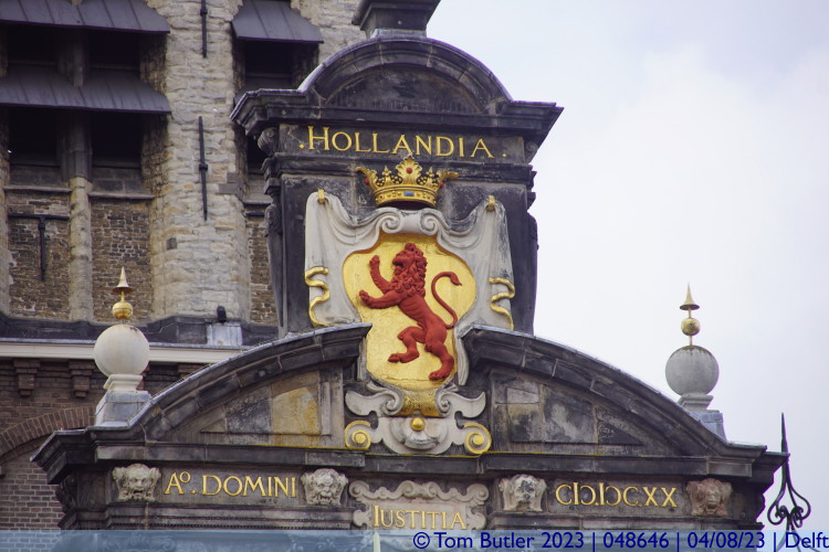 Photo ID: 048646, Dutch crest, Delft, Netherlands