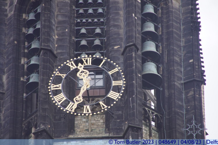 Photo ID: 048649, Clock and Carillion, Delft, Netherlands