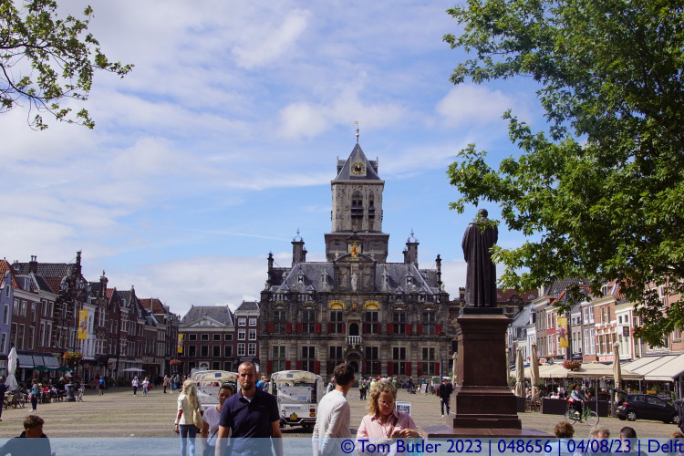 Photo ID: 048656, Town Hall from the New Church, Delft, Netherlands