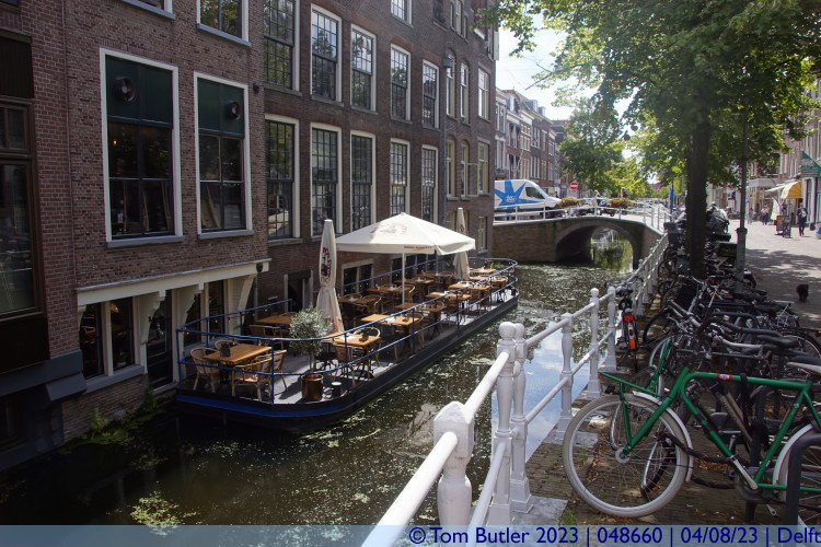Photo ID: 048660, Caf on a Canal, Delft, Netherlands