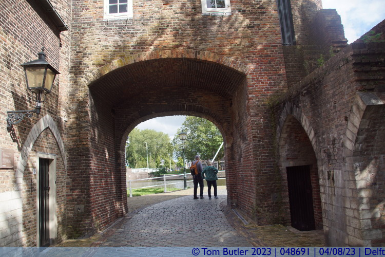 Photo ID: 048691, Inside the gate structure, Delft, Netherlands