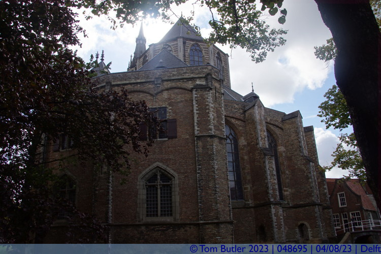 Photo ID: 048695, Rear of the New Church, Delft, Netherlands