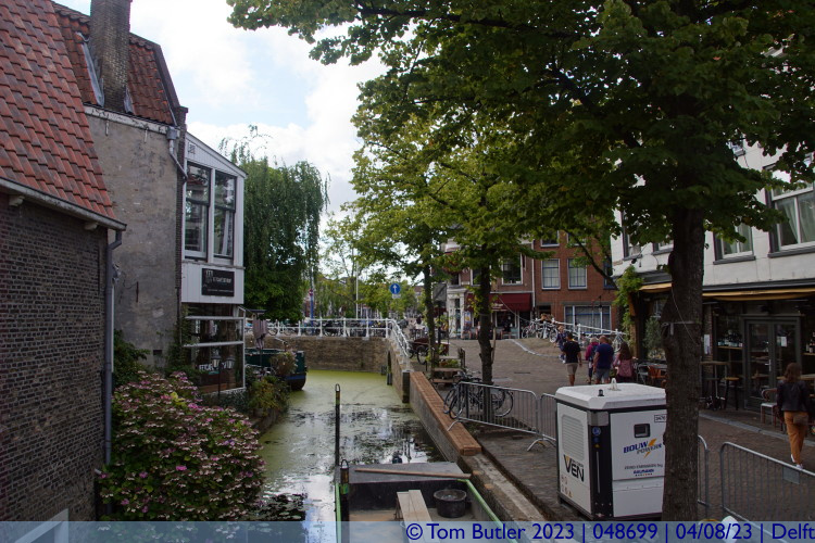 Photo ID: 048699, On the Vrowe van Rijnsburgerbrug, Delft, Netherlands