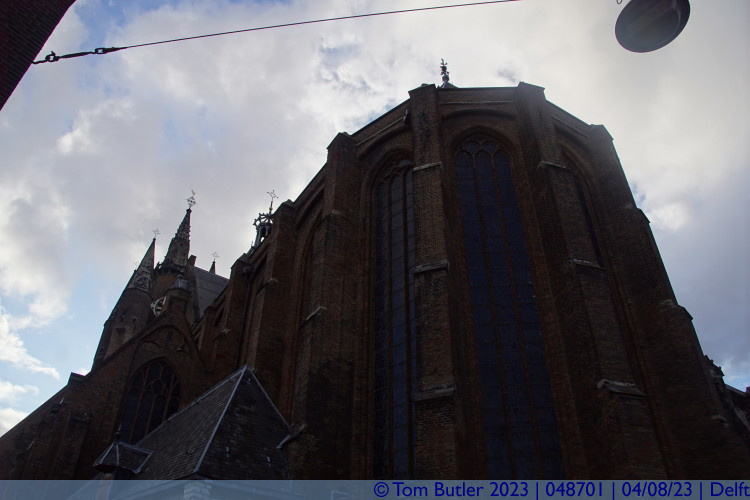 Photo ID: 048701, Rear of the Old Church, Delft, Netherlands