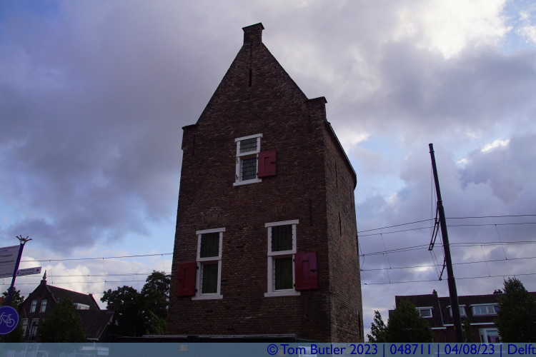 Photo ID: 048711, City side of De Bagijnetoren, Delft, Netherlands