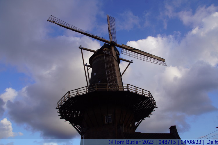 Photo ID: 048715, Looking up at the sails, Delft, Netherlands