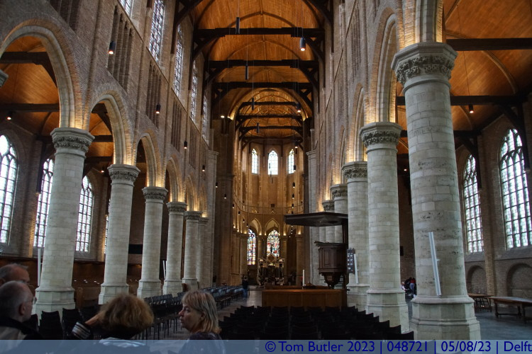 Photo ID: 048721, Inside the Nieuwe Kerk, Delft, Netherlands