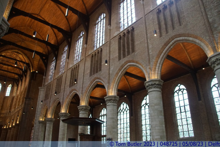 Photo ID: 048725, Inside the Nieuwe Kerk, Delft, Netherlands