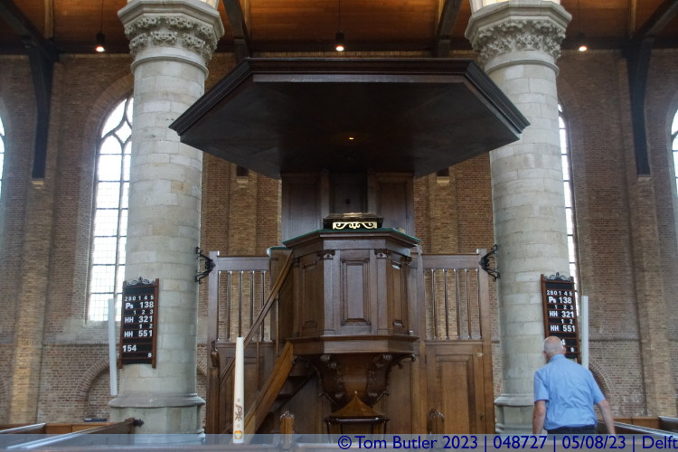 Photo ID: 048727, Pulpit, Delft, Netherlands