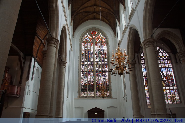 Photo ID: 048742, Stained glass, Delft, Netherlands