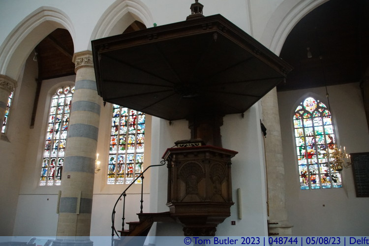 Photo ID: 048744, Pulpit, Delft, Netherlands