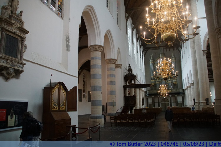 Photo ID: 048746, Inside the Oude Kerk, Delft, Netherlands