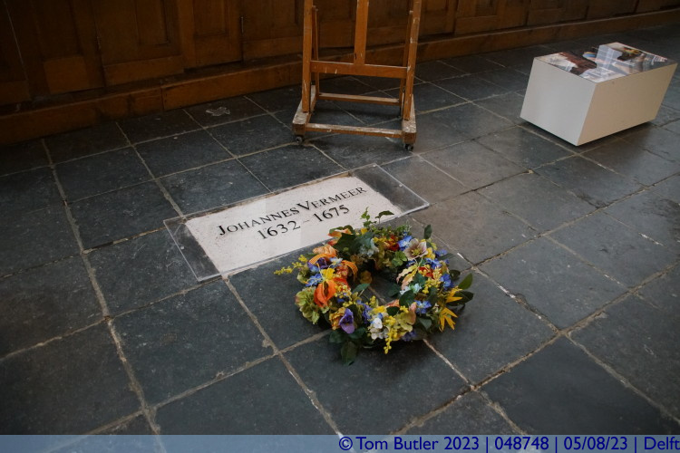 Photo ID: 048748, Vermeer's grave, Delft, Netherlands