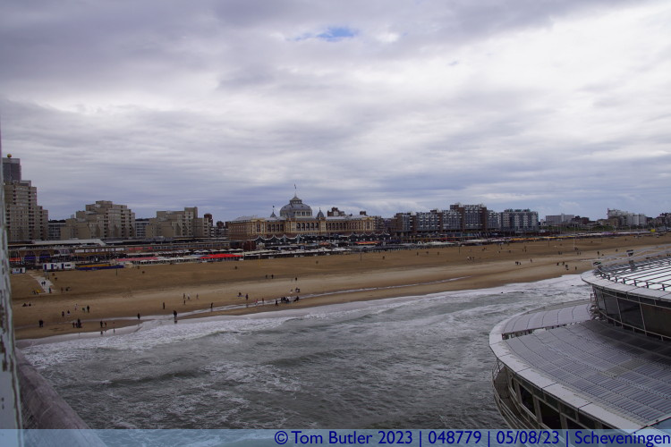 Photo ID: 048779, View from the end of the pier, Scheveningen, Netherlands
