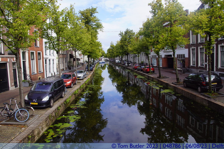 Photo ID: 048786, View from the Lion Bridge, Delft, Netherlands