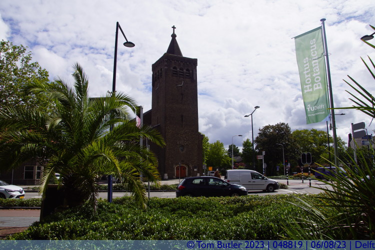 Photo ID: 048819, Church opposite the botanical gardens, Delft, Netherlands