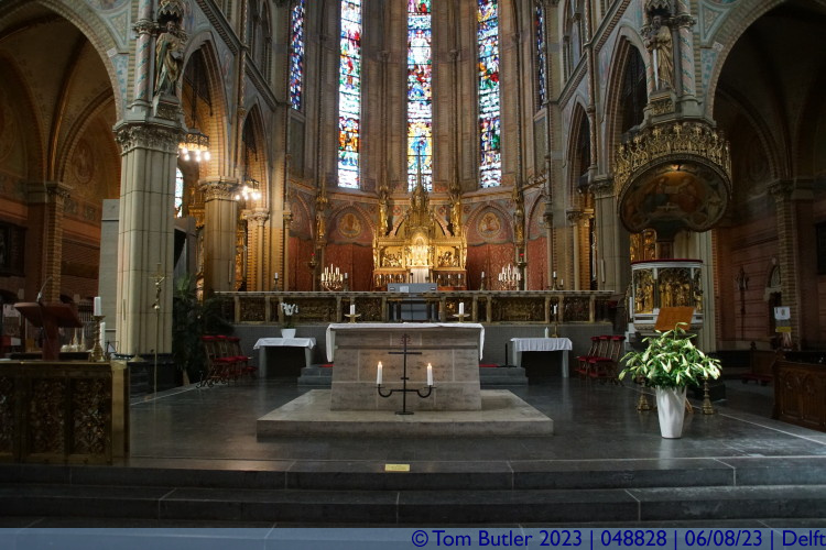 Photo ID: 048828, Main Altar, Delft, Netherlands