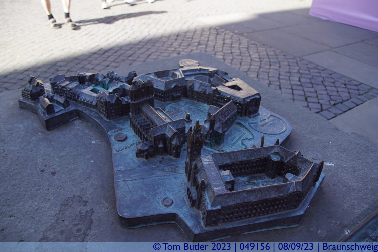Photo ID: 049156, Model of the old town , Braunschweig, Germany