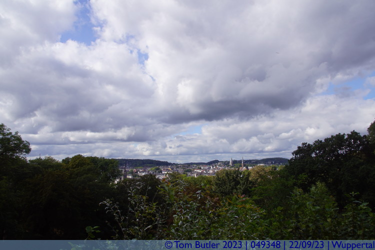 Photo ID: 049348, View from the Hardt viewpoint, Wuppertal, Germany