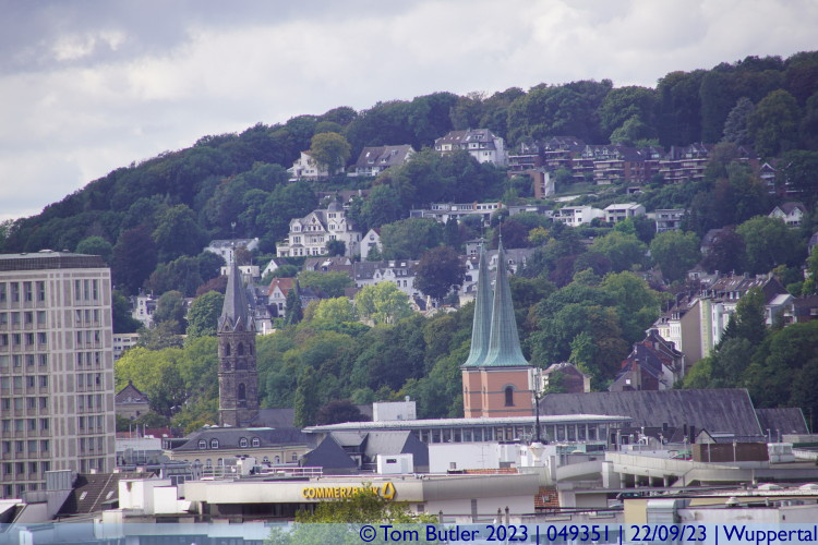 Photo ID: 049351, Basilika St. Laurentius and Neue Kirche towers, Wuppertal, Germany