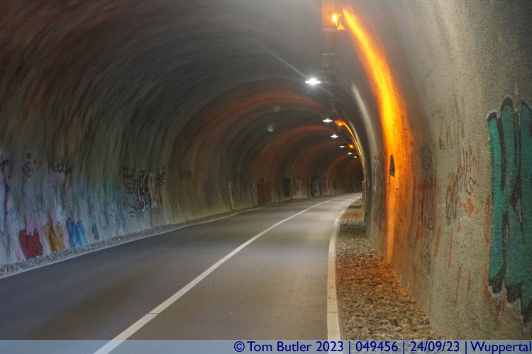 Photo ID: 049456, Looking along the tunnel, Wuppertal, Germany