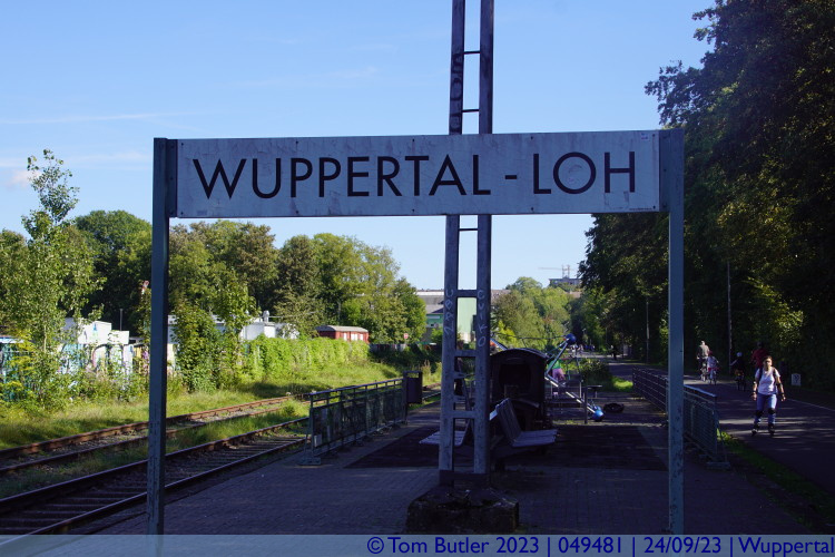 Photo ID: 049481, Station signage, Wuppertal, Germany