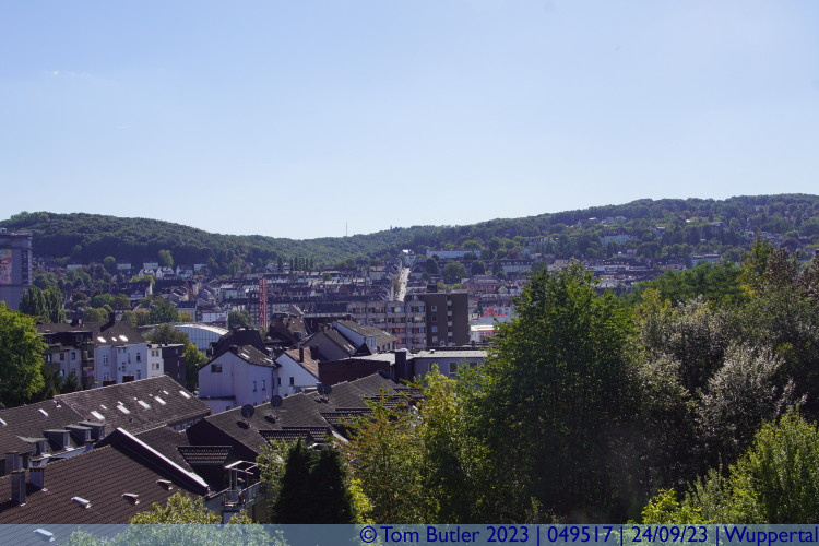 Photo ID: 049517, View from the viaduct, Wuppertal, Germany