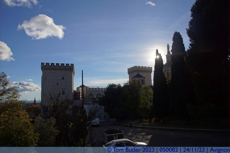 Photo ID: 050082, Towers of the Papal Palace, Avignon, France