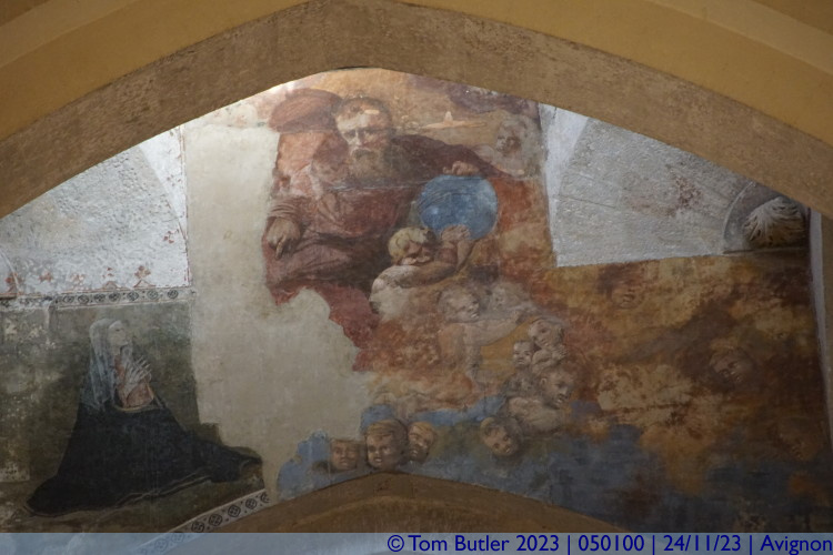 Photo ID: 050100, Fresco in the dome, Avignon, France
