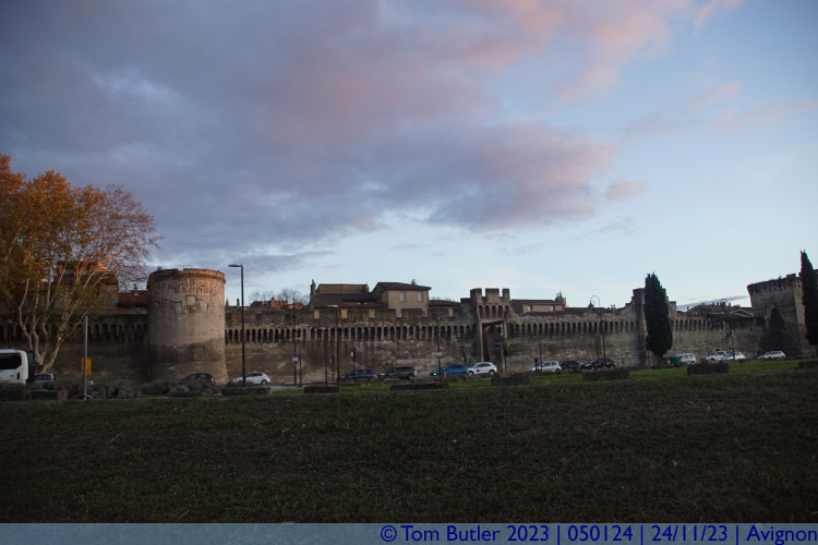 Photo ID: 050124, City walls, Avignon, France