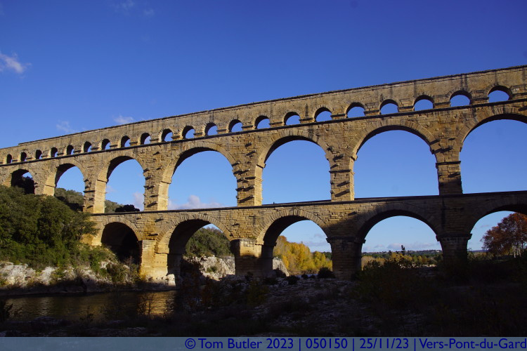 Photo ID: 050150, South side of the Pont du Gard, Vers-Pont-du-Gard, France