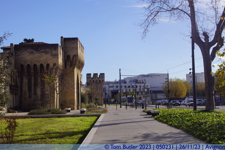 Photo ID: 050231, Gates, towers and trams, Avignon, France