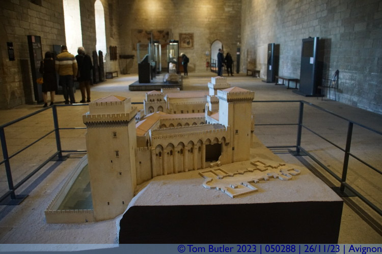 Photo ID: 050288, Palace and Cathedral footprint, Avignon, France