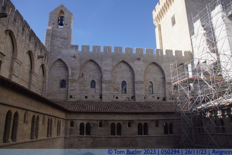 Photo ID: 050294, Looking across the Cloister, Avignon, France