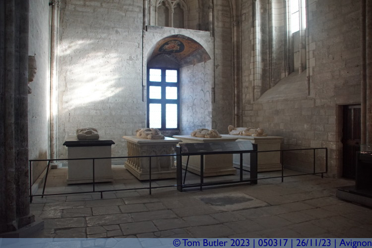 Photo ID: 050317, South sacristy and four resting popes, Avignon, France