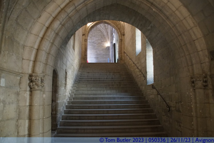 Photo ID: 050336, Grand staircase, Avignon, France